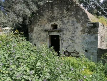 Grundstück Zu Verkaufen Mit 4000M2 Touristischen Entwicklung Am Meer In Bodrum Akyarlar