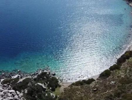 Grundstück Mit Meerblick Zum Verkauf Im Dorf Söğüt Im Bezirk Marmaris, Geeignet Für Investitionen 50 Meter Vom Meer Entfernt