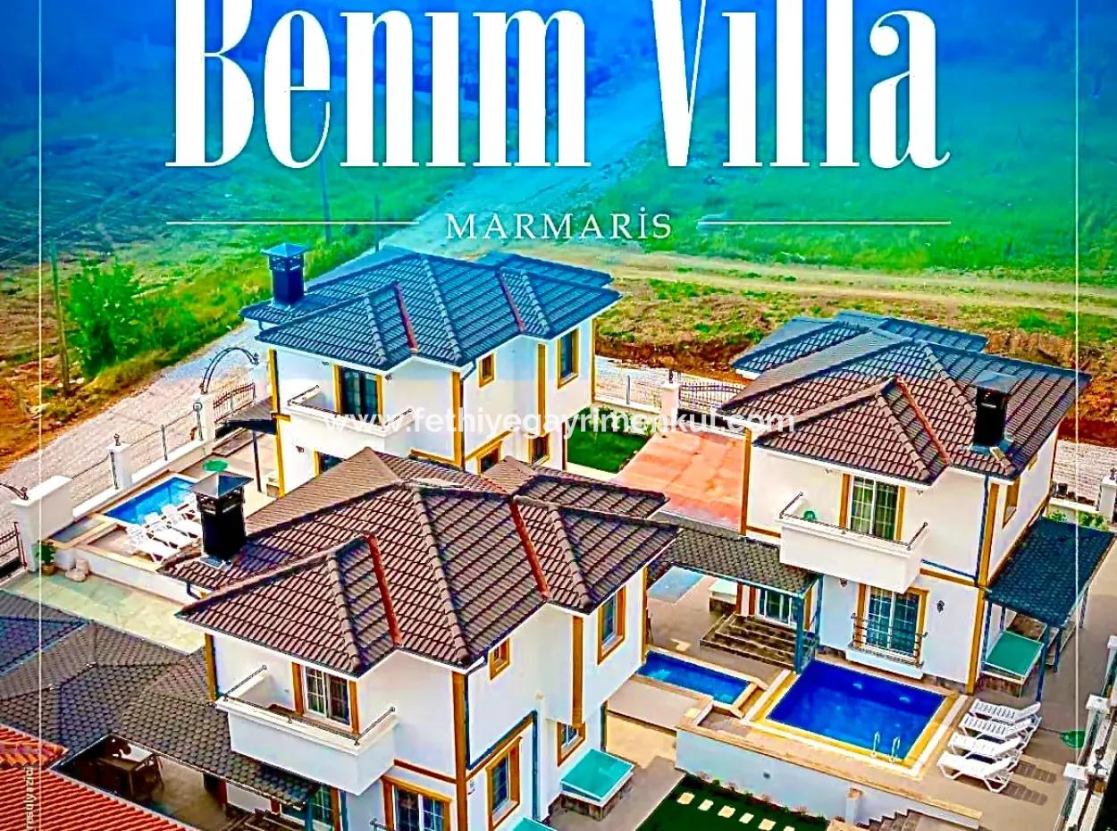 Villa For Sale In Marmaris Çetibeli With 3 Swimming Pools And Children's Pool And Caretaker House In 780M2 Plot