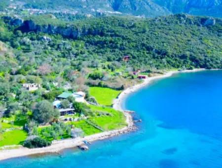 Marmaris Söğüt Village 378M2 Suitable For Investment By The Sea 378M2 Field For Sale